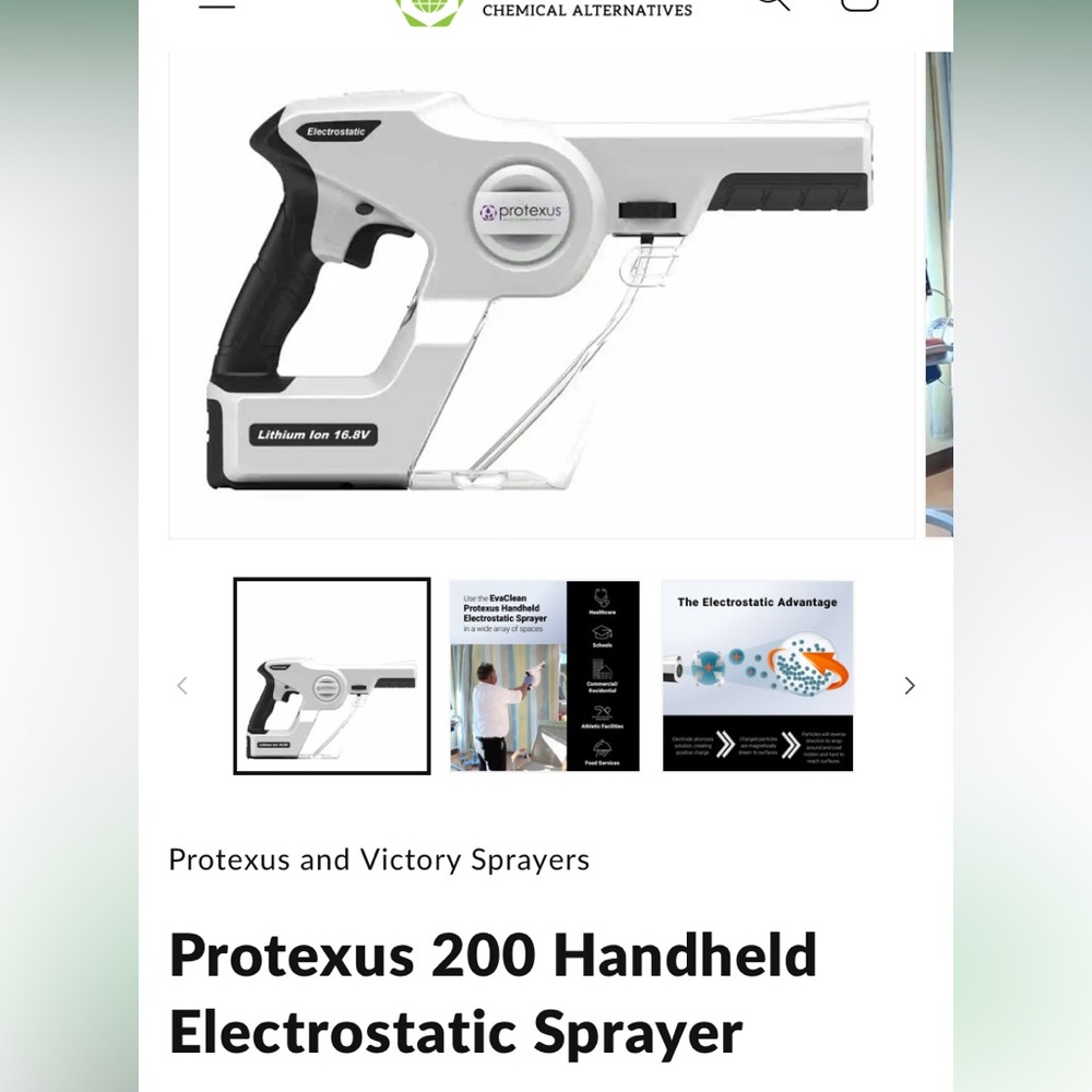 Protexus 200 Handheld Electrostatic Sprayer